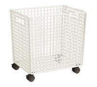 DimyFew Toy Organizer Contenitore Giocattoli Carrello Portaoggetti Rotante con Ruote Ferro Pesante Organizzatore Spazioso Adatto per Cameretta Bambini Soggior, come descritto, M