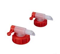 DIN 51 e DIN 61 per beccuccio di precisione per rubinetti da 5 L a 30 L, scarico di riempimento e dosaggio con sede valvola da 18,9 mm, accessorio per spruzzatore da giardino in plastica (2 pezzi DN61