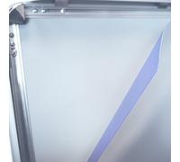 DIN A1 / A1 Plus (594 mm x 841 mm) / (613 mm x 862 mm), pellicola protettiva di ricambio per cornice poster, cornice (2 x A1 Plus 613 mm x 862 mm).