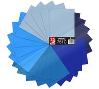 Din A4 Arcs Set 25 Blue Sons 29, 7x21 cm Oracal 751C Pellicola Stampa Auto