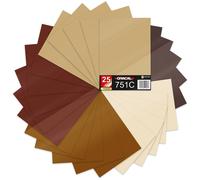 Din A4 Arcs Set 25 Marron Sons 29, 7x21 cm pellicola oracale 751C auto