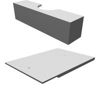 DIN A6 Flyer Display Holder for Wall Mount - Literature Stand Brochure Mount