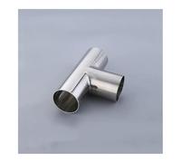 DIN DN65 70mm 2.75" Pipe OD Butt Welding Tee 3 Way SUS 304 Stainless Steel Fitting Spliter Homebrew Beer Wine