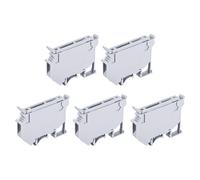 DIN Guida Monta Fusibile Supporto Terminale Grigio UK5 LED24V 5pz