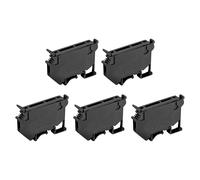 DIN Guida Monta Fusibile Supporto Terminale Nero UK5 LED220V 5pz