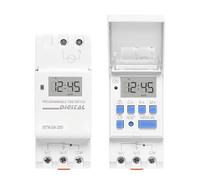 Din Rai Temporizzatore modulare Interruttore orario meccanico Weklly 7 giorni Programmabile Relè di controllo timer 20A AC 220V230V EKTM-20A