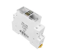 Din Rail 18mm AC 40-500V 220V 380V Misuratore di tensione Amperometro Monofase Trifase Indicatore modulare LED Display digitale Rilevatore 1 pz(TO-1H)