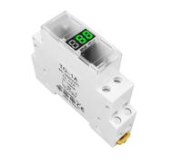 Din Rail 18mm AC 40-500V 220V 380V Misuratore di tensione Amperometro Monofase Trifase Indicatore modulare LED Display digitale Rilevatore 1 pz(TO-1A)