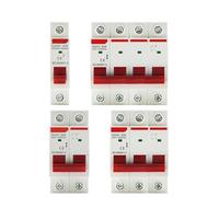 Din Rail 1P 2P 3P 4P 40A 63A 100A 125A Knife Main Switch Isolating Switch for Home Industrial Use Circuit Breaker AC 230V 400V(2P,63A)