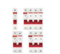 Din Rail 1P 2P 3P 4P 40A 63A 100A 125A Knife Main Switch Isolating Switch for Home Industrial Use Circuit Breaker AC 230V 400V(1P,63A)