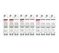 Din Rail 1P 2P 3P 4P 40A 63A Modular MTS Dual Power Manual Transfer Switch AC Isolating Discounnecting Switch Circuit Breaker(1P,63A)