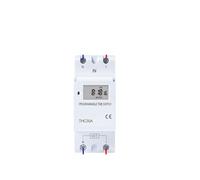 Din Rail 2 wire Weekly 7 Days Programmable Digital TIME SWITCH Relay Timer Control AC 220V 230V 12V 24V 48V 16A 30A AUOQKQUT(110V)