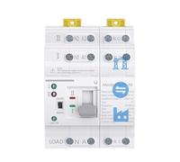 Din Rail 2P 4P ATS Dual Power Transfer Switch Electrical Selector Switches Uninterrupted Power 110V 220V 63A(2P 63A,220V)
