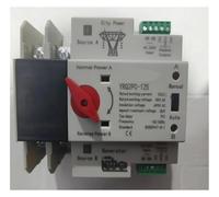 Din Rail 2P ATS Dual Power Automatic Transfer Switch Electrical Selector Switches Uninterrupted Power 100A AUOQKQUT(Generator Type,2P 125A 110V)