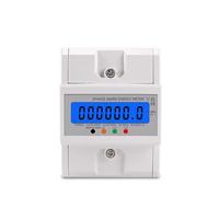 Din Rail 380V 3 Phase 4 Wire Electronic Watt Power Consumption Meter Wattmeter kWh 100A AC 50Hz 60Hz LCD Backlight MQXFCZUX