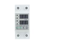 Din Rail Adjustable Digital Dual Display Limit Over Current Protector Household AC 230V 40A 63A MQXFCZUX(63A)