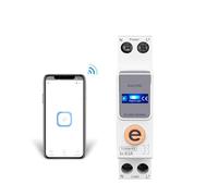 Din Rail Circuit Breaker Smart Switch Remote Control by Smart Home 18mm 63A without metering function EKFBQBGW(50A)
