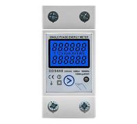 Din Rail Digital Monofase Reset Zero Contatore Di Energia KWh Tensione Corrente Consumo Wattmetro Elettricità Facile Da Usare E Sicuro(DDS668)