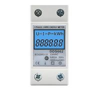 Din Rail Digital Monofase Reset Zero Contatore Di Energia KWh Tensione Corrente Consumo Wattmetro Elettricità Facile Da Usare E Sicuro(DDS662 backlight)