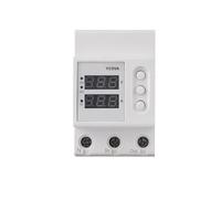 Din Rail Dual Display Adjustable Over Voltage Current and Under Voltage Protective Device Protector Relay 50/60hz 230 220V AUOQKQUT