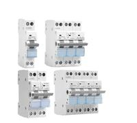 Din Rail Dual Power Manual Transfer Switch Modular Changeover High-end Models Switch Interlock Circuit Breaker 1P-4P(2P)