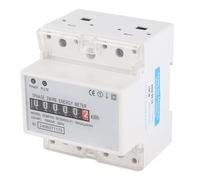 Din Rail Electricity Meter DDM75S 10-40A | Single Phase Electricity Consumption Monitor | 35mm DIN Rail Mount for Home/Office/Industrial Use | 5 + 1 Digital Display, 220V /