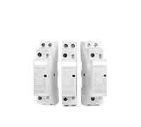 Din Rail Household Modular AC Contactor 220v Single Phase 2P 2no 2nc 1no 1nc 25A 20A 16A For Automation EKFBQBGW(2P 25A 2NC)