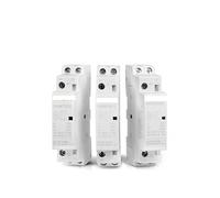 Din Rail Household Modular AC Contactor 220v Single Phase 2P 2no 2nc 1no 1nc 25A 20A 16A For Automation MQXFCZUX(2P 20A 2NC)