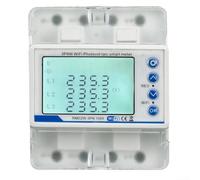 Din Rail KWH Meter, misuratore di energia trifase per controllo WiFi Tuya, con display LCD digitale, protezione da sovratensione per case, scuole, mercati