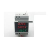 Din rail LED AC 80-300V 0-100.0A voltmeter ammeter display active power and power factor time meter voltage current ICXLPMC