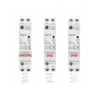 Din Rail Mounted Household Modular AC Contactor for Smart Home House Hotel AC220V 2P 16A 20A 25A 2NC 2NO 1NO1NC 50/60Hz RUAJOGYNVM(2P 25A 2NO)