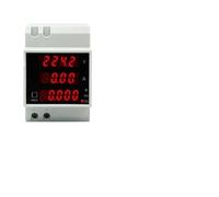 DIN-rail Multi-function Meter D52-2042 D52-2047 Digital LED Voltage Current Active Power Factor Meter AC80-300V 100A EKFBQBGW(D52-2048,AC 80-300V)