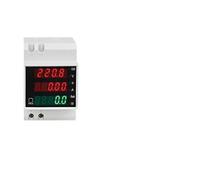DIN-rail Multi-function Meter D52-2042 D52-2047 Digital LED Voltage Current Active Power Factor Meter AC80-300V 100A AUOQKQUT(D52-2047,AC 80-300V)