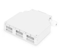 DIN Rail Splicing Box for 6x SC//DX Couplers, Color grey
