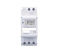 Din Rail Weekly 7 Days Programmable Digital TIME SWITCH Relay Timer Control AC 220V 230V 12V 24V 48V 16A MQXFCZUX(15A,24V AC DC)