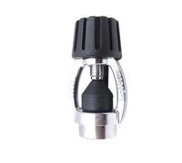 Din To Regulator Adapter - Brass PP 93.5x48.5mm | Tank Converter, First Stage Diving Regulator Adapter | Cylinder Quick Connector With Dust Cover For Diving Equipment Use