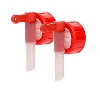 DIN45, rubinetto dosatore per lattine da 3, 5 e 10 l, con filettatura da 44 mm, aiuto al dosaggio pratico, bianco e rosso