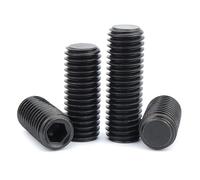 DIN913 Filettatura fine M4 M5 M6 M8 M10 M12 Acciaio Allen Esagonale Esagono Incassato Bullone Senza Testa Piana Vite di Fissaggio 1/25pz(10pcs M6x0.75x12)
