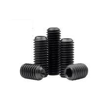 DIN916 1/8'' 5/32'' 3/16'' 1/2'' BSW Grade 12.9 Alloy Steel Hex Socket Set Screws with Cup Point Headless Allen Bolts(1-1I4,1I2-12 BSW(2Pcs))