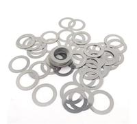 DIN988 M2 M3 M4 M5 M6 M7 M8 304 Rondelle piatte sottili in acciaio inossidabile, set di spessori di regolazione, guarnizioni semplici, assortimento 250 pezzi(Set D 0.1mm)