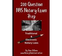 Dina Diroma 200 Question Notary Public Exam Prep Traditional & Elect (Tascabile)