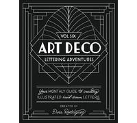 Dina Rodriguez Vol 6 Art Deco Lettering Adventures (Tascabile)