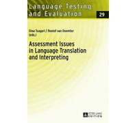 Dina Tsagari Assessment Issues in Language Translation and In (Copertina rigida)