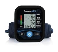 Dinamicamed Misuratore Pressione da Braccio, Apparecchio Pressione da Braccio con 2 * 99 Posizioni di Memoria, Misuratore di Pressione da Braccio Alta Precisione con Cavo USB