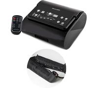 Dinamicamed ® Premium 4.0 Pressoterapia Linfodrenaggio Professionale Digitale Compact, Pressoterapia per Casa con 6 Programmi di Lavoro, Massaggio Linfodrenante a 4 Camere d'Aria con Gambali XL