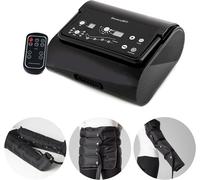 Dinamicamed ® Premium 4.0 Pressoterapia Linfodrenaggio Professionale Digitale Compact, Pressoterapia per Casa con 6 Programmi, Massaggio Linfodrenante 4 Camere Gambali XL, Fascia Addome e Bracciale