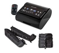 Dinamicamed ® Premium 4.0 Pressoterapia Linfodrenaggio Professionale Digitale Compact, Pressoterapia per Casa con 6 Programmi Di Lavoro, 4 Camere d'Aria con 2 Gambali XL e Fascia Addome