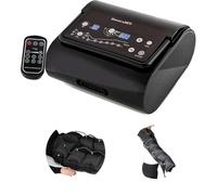 Dinamicamed ® Premium 6.0 Pressoterapia Linfodrenaggio Professionale Digitale Compact, Pressoterapia per Casa con 6 Programmi, Massaggio Linfodrenante 6 Camere con Pantalone lungo e Bracciale