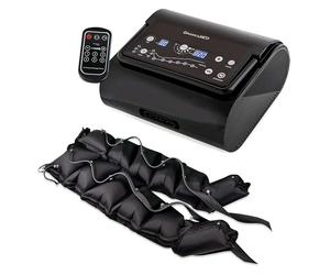 Dinamicamed ® Premium 6.0 Pressoterapia Linfodrenaggio Professionale Digitale Compact, Pressoterapia per Casa con 6 Programmi, Massaggio Linfodrenante 6 Camere con Pantaloni per Gambe, Glutei e Addome