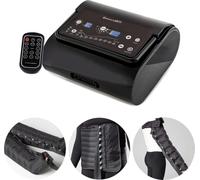 Dinamicamed ® Premium 8.0 Pressoterapia Linfodrenaggio Professionale Digitale Compact, Pressoterapia per Casa con 6 Programmi, Massaggio Linfodrenante 6 Camere Gambali XL, Fascia Addome e Bracciale